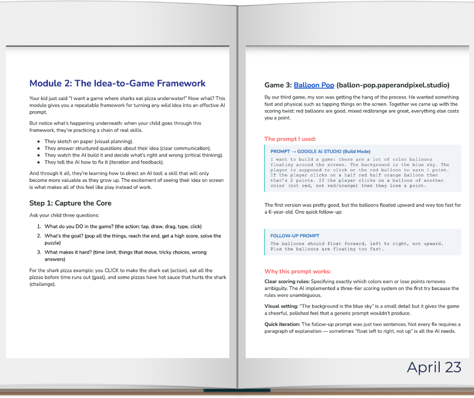 Playbook open spread